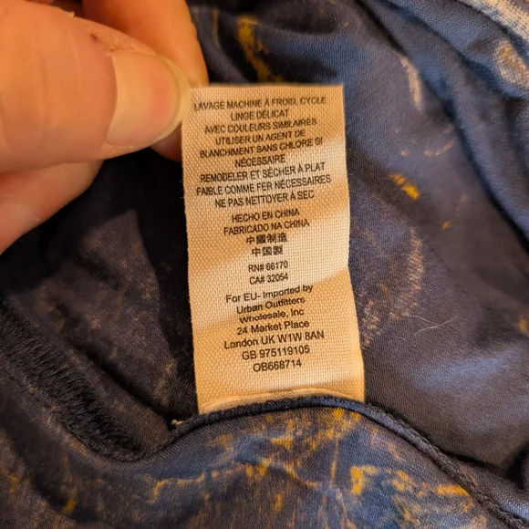 We The Free Free People Floral Off-Shoulder Bell Sleeve Top Whimsical Fairy Y2k - Picture 8 of 8